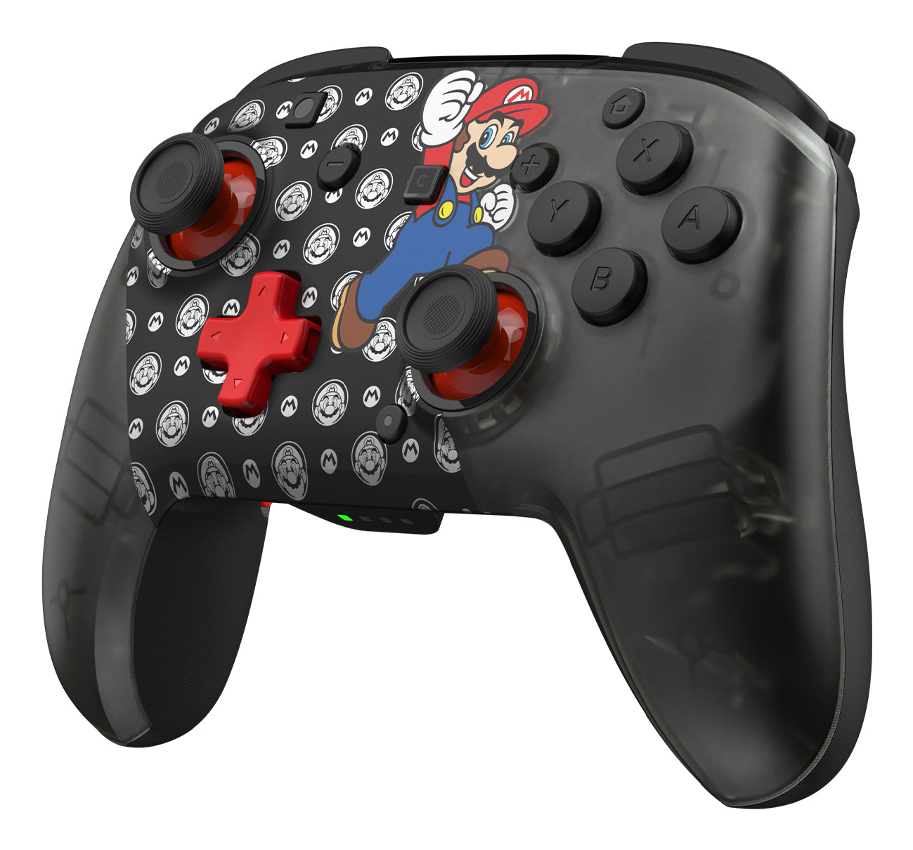 Turtle Beach Rematch – Gamepad – RF 2,4 GHz – Super Mario Jump-Design – für Nintendo Switch – Schwarz