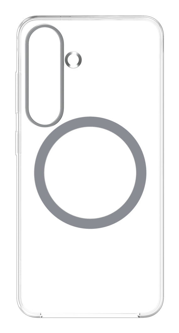 Samsung Clear Magnetic Case – Backcover – für Samsung Galaxy S25, PC, Transparent, kratzresistent