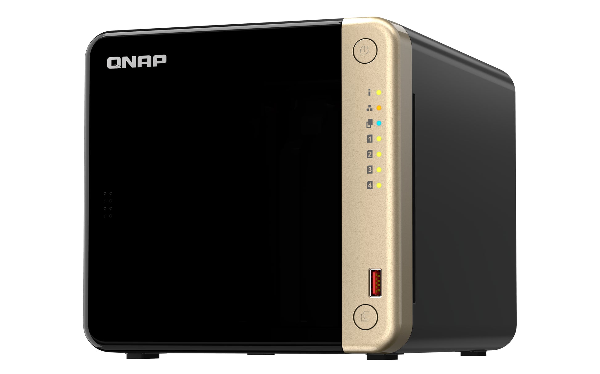 QNAP TS-464-8G Speichergerät – inkl. 4× Seagate ST4000VN006
