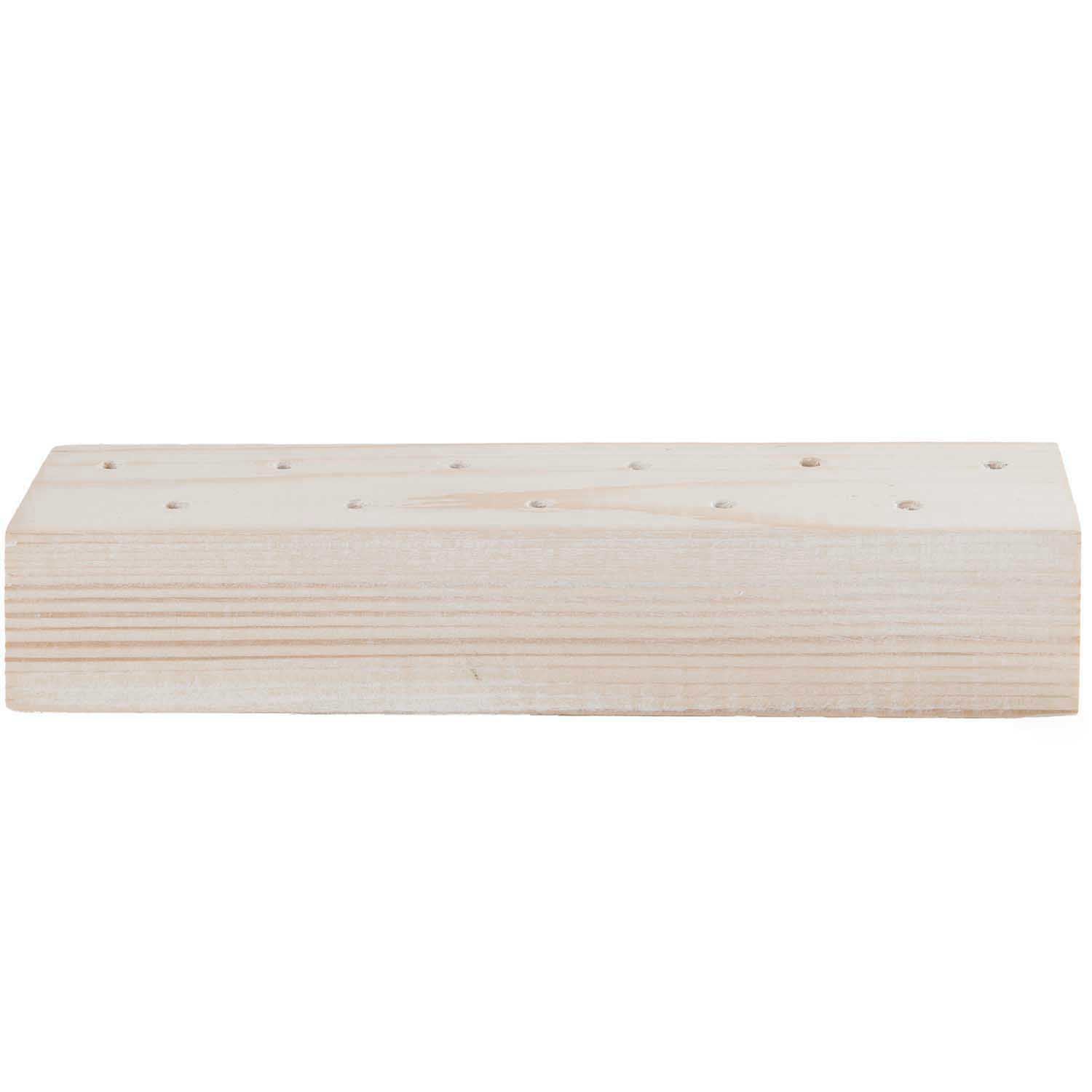 Rico Design Holzständer – für 4 × 5 × 21 cm – Holz, weiss