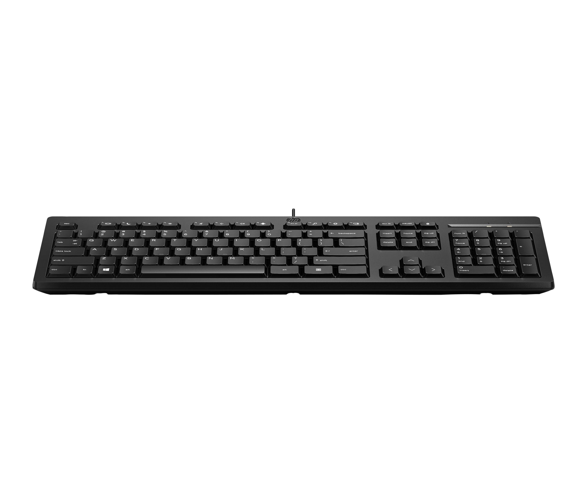 HP 125 – Tastatur – kabelgebunden, USB-A – schwarz – für PCs mit USB-A-Anschluss