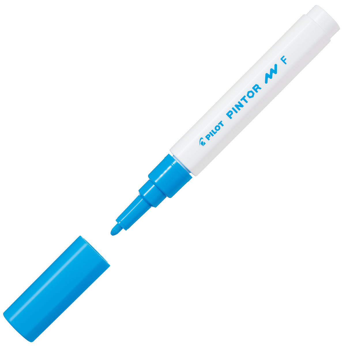 Pilot Kreativ-/Pigmentmarker – Hellblau, lichtbeständig, geruchsarm – für viele Oberflächen