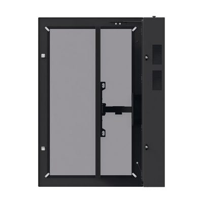 Hagor SOPW 55" Portrait – Outdoorgehäuse, IP65, 6,4 mm Sicherheitsglas, Klima, für 55" (Hochformat)