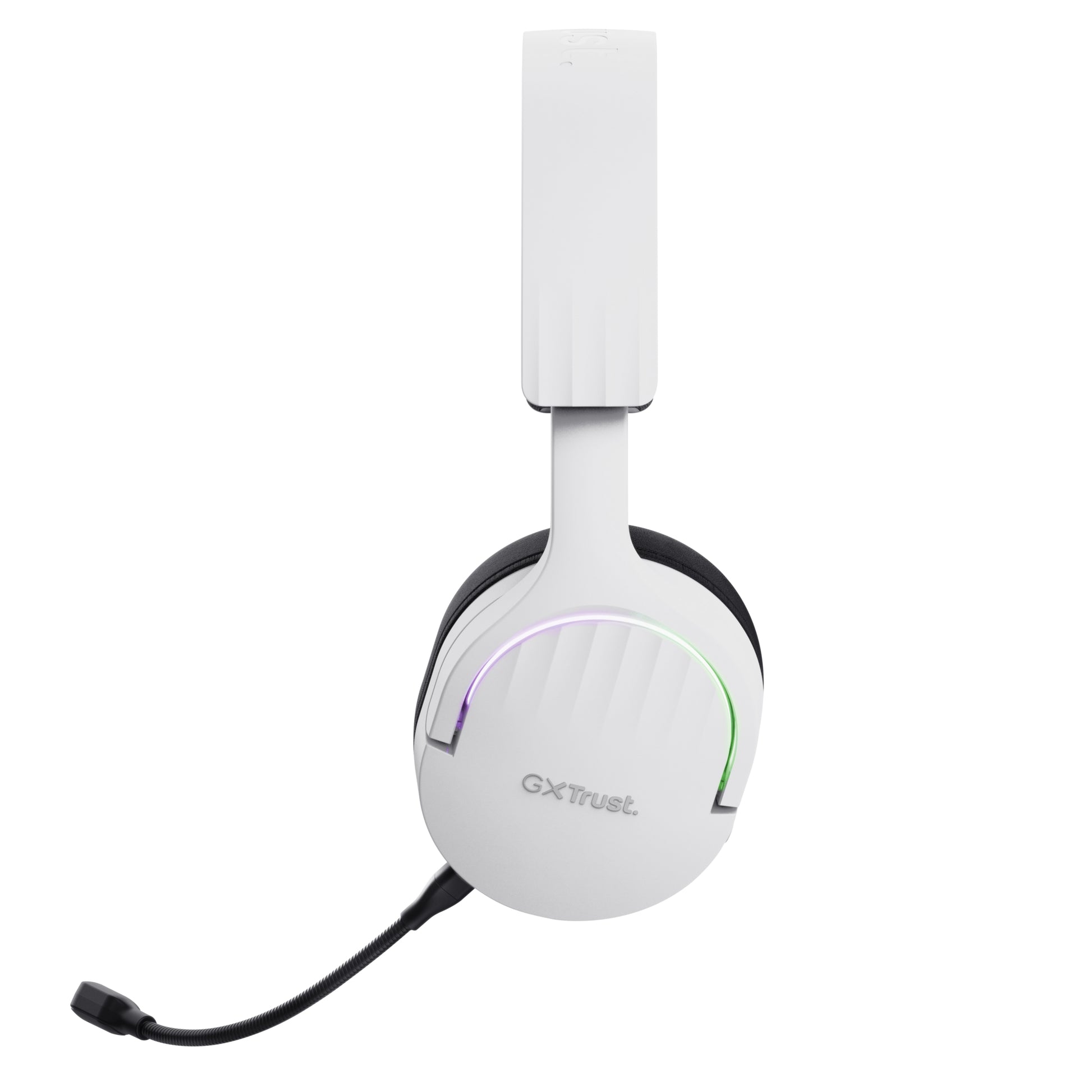 Trust GXT 491W FAYZO – Gaming-Headset – Kabelgebunden, abnehmbares Mikrofon, Surround-Sound – Weiss