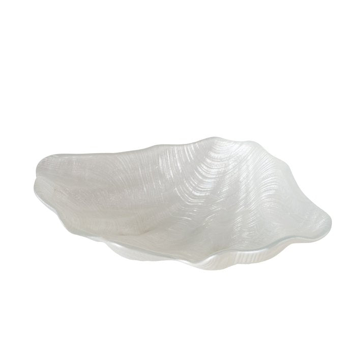 Boltze Schale – 20 × 27 × 6 cm, Glas, Weiss