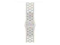 Apple Pure Platinum Sport Band – Armband – für Apple Watch 46 mm, Weiss, M/L, Polymer