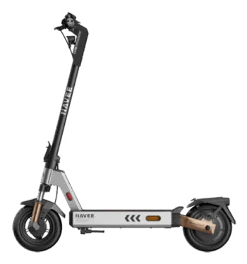 NAVEE E-Scooter G5 MAX – 70 km Reichweite, 25 km/h, 46,8 V Akku – 20 kg – silber