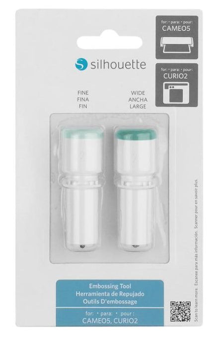 Silhouette Prägewerkzeug, Spitzen 1 mm + 3 mm, für Curio 2, Cameo 5/5 Plus und Cameo Pro MK-II