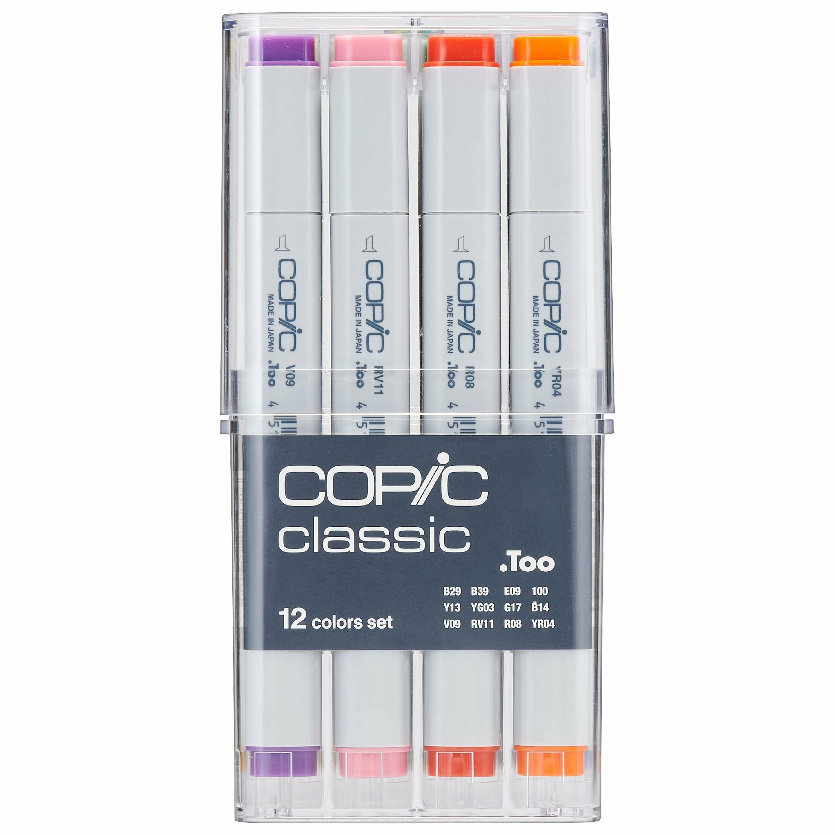 Copic Permanent Marker – 12 Stück