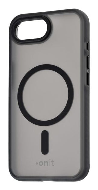 ONIT Backcover – für Apple iPhone 16e, MagSafe, PC+TPE+TPU, Schwarz, bis 3 m sturzsicher