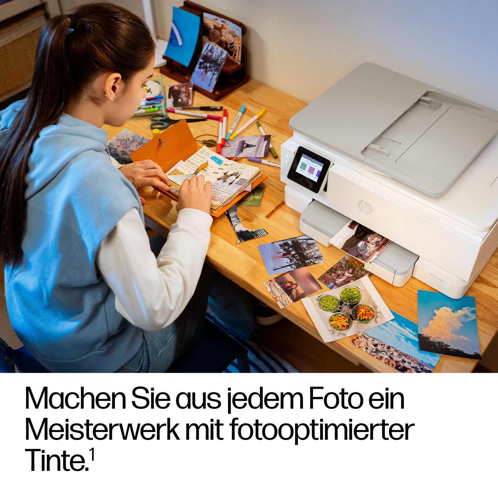 HP Envy Photo 7930 – Farbtintenstrahl-Multifunktionsdrucker, A4, 3-in-1, Duplex, ADF, WLAN, AirPrint