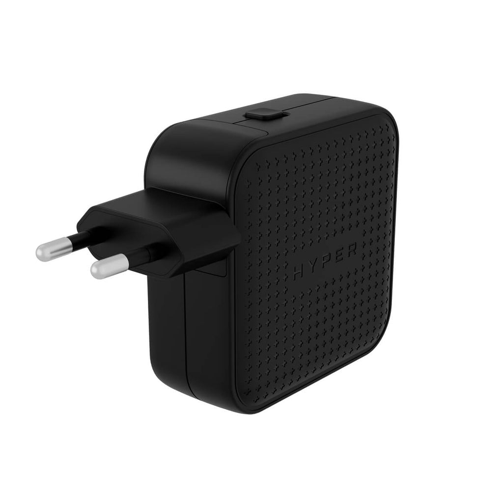 HYPER HJ1003BKWWGL USB-Ladegerät 70 W – USB-C×2, USB-A×1 – PD 3.0, PPS, GaN