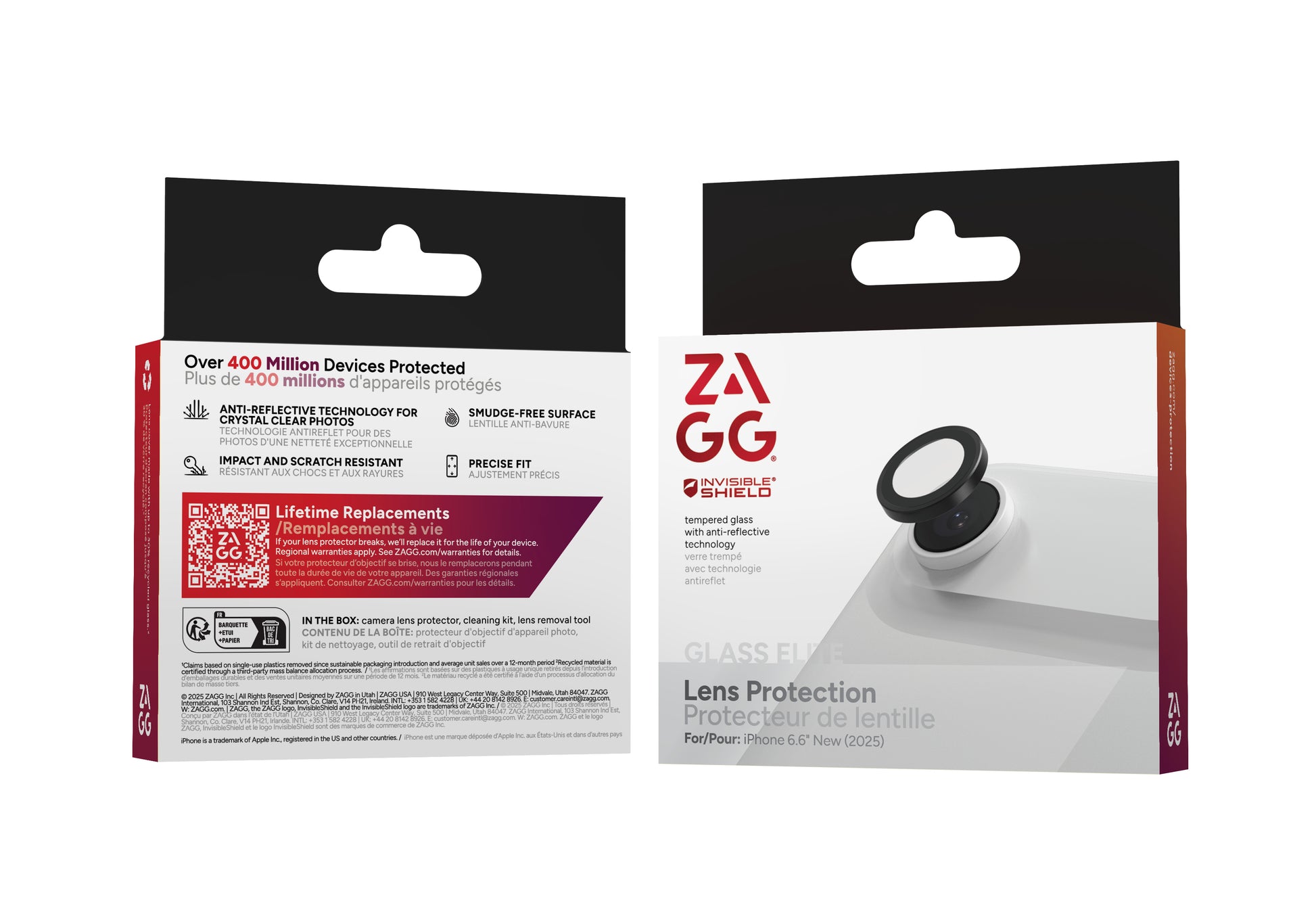 ZAGG Backcover Premium GL – für Apple iPhone – Capitol – mit Kameraschutz