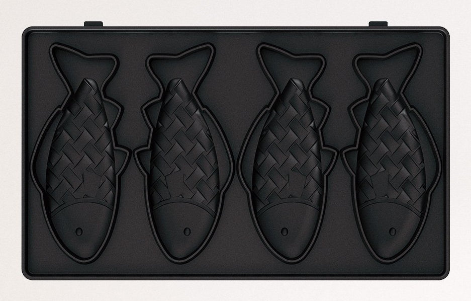 CREATE Ersatzteller Stone 3 in 1 Taiyaki – Teflonbeschichtet, für Waffeleisen 3in1 Studio, 2 Stk.