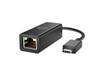 HP G2 Netzwerkadapter USB-C zu RJ-45 – 1× RJ-45, 0,1 m Kabellänge, für Windows 10/11 – Schwarz