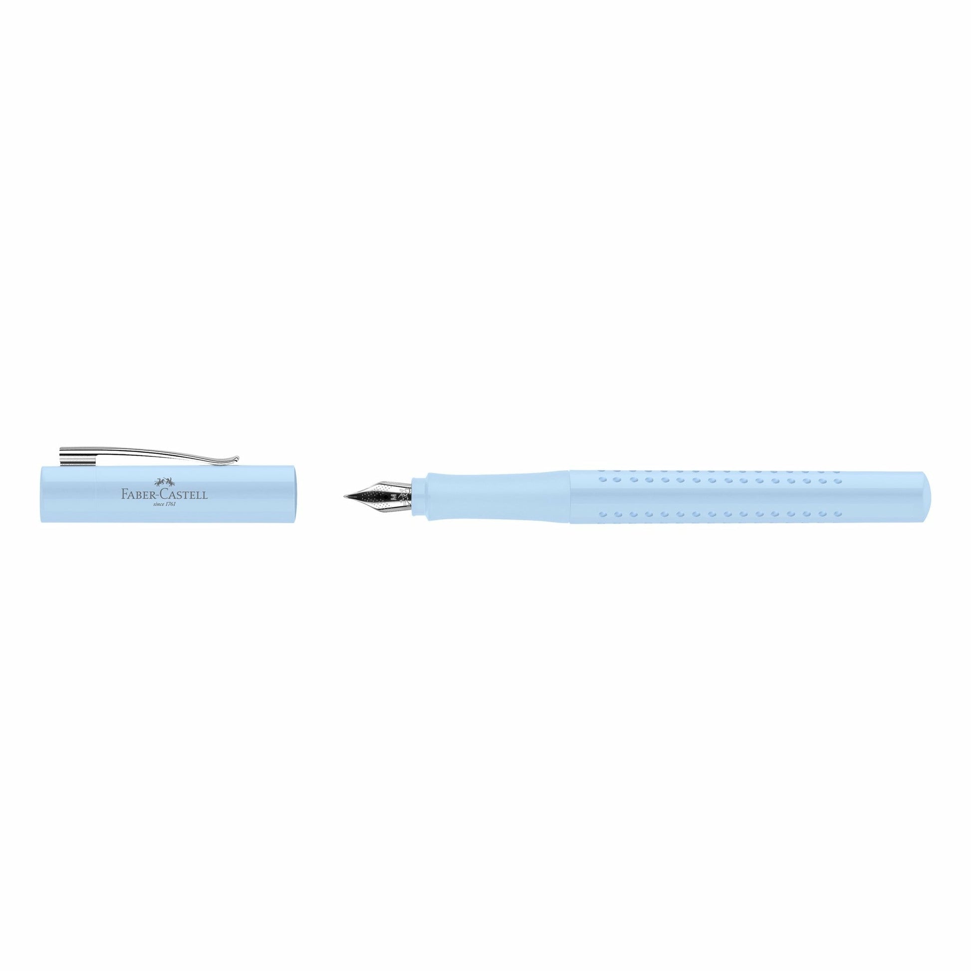 Faber-Castell GRIP 2010 Harmony – Füllfederhalter + Kugelschreiber – M – Hellblau – 2er Pack – Geschenkbox