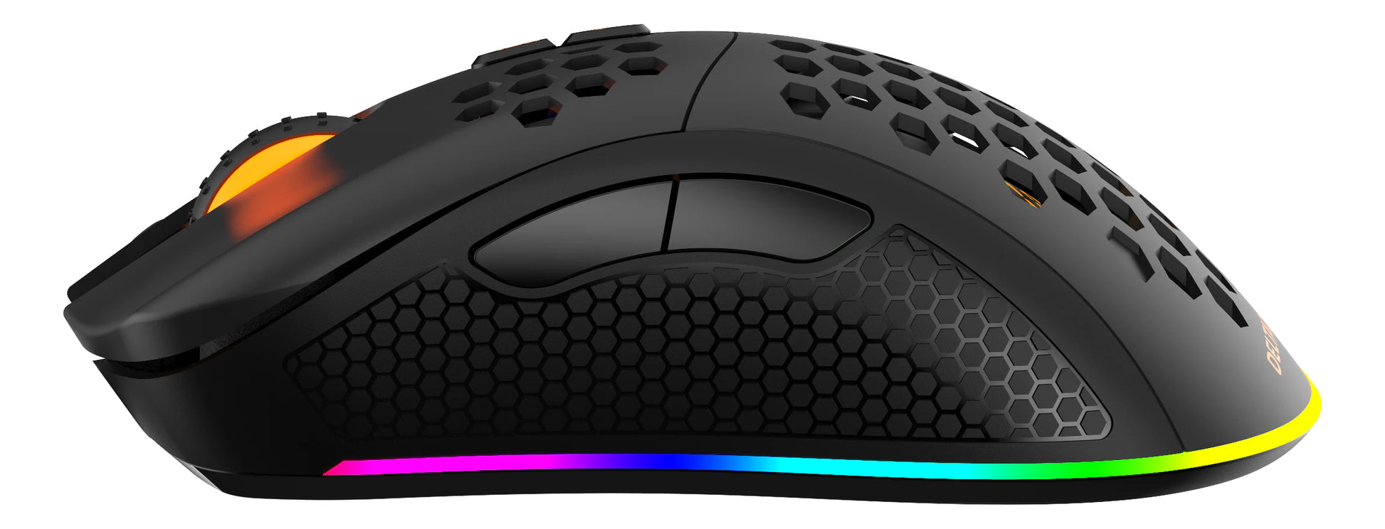 Deltaco Gaming DM220 – Gaming-Maus – Kabellos (Bluetooth/2,4 GHz), RGB-Beleuchtung, rechts, Schwarz