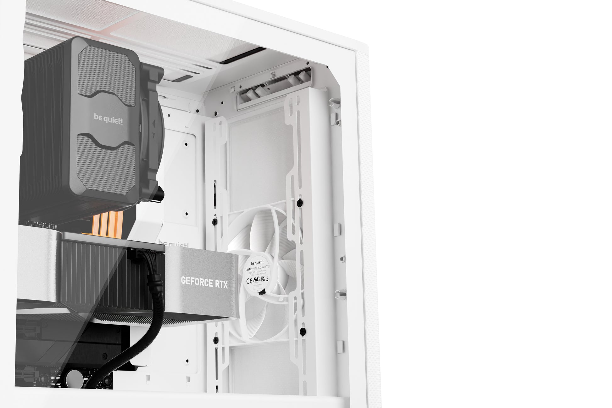 be quiet! be quiet Pure Base 501 – PC-Gehäuse – Midi-Tower, Seitenfenster, ATX, micro ATX, Mini-ITX, 7 Slots, Weiss