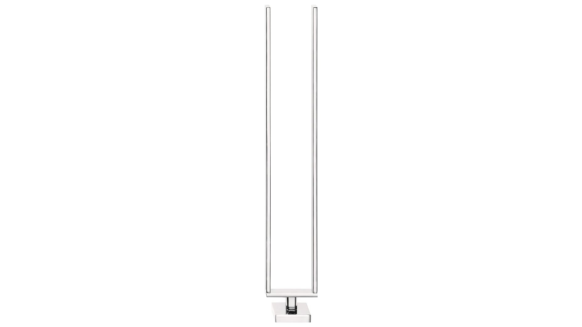 TESA Handtuchhalter, doppelt – Wandmontage – 45 cm Breite – Silber – Metall