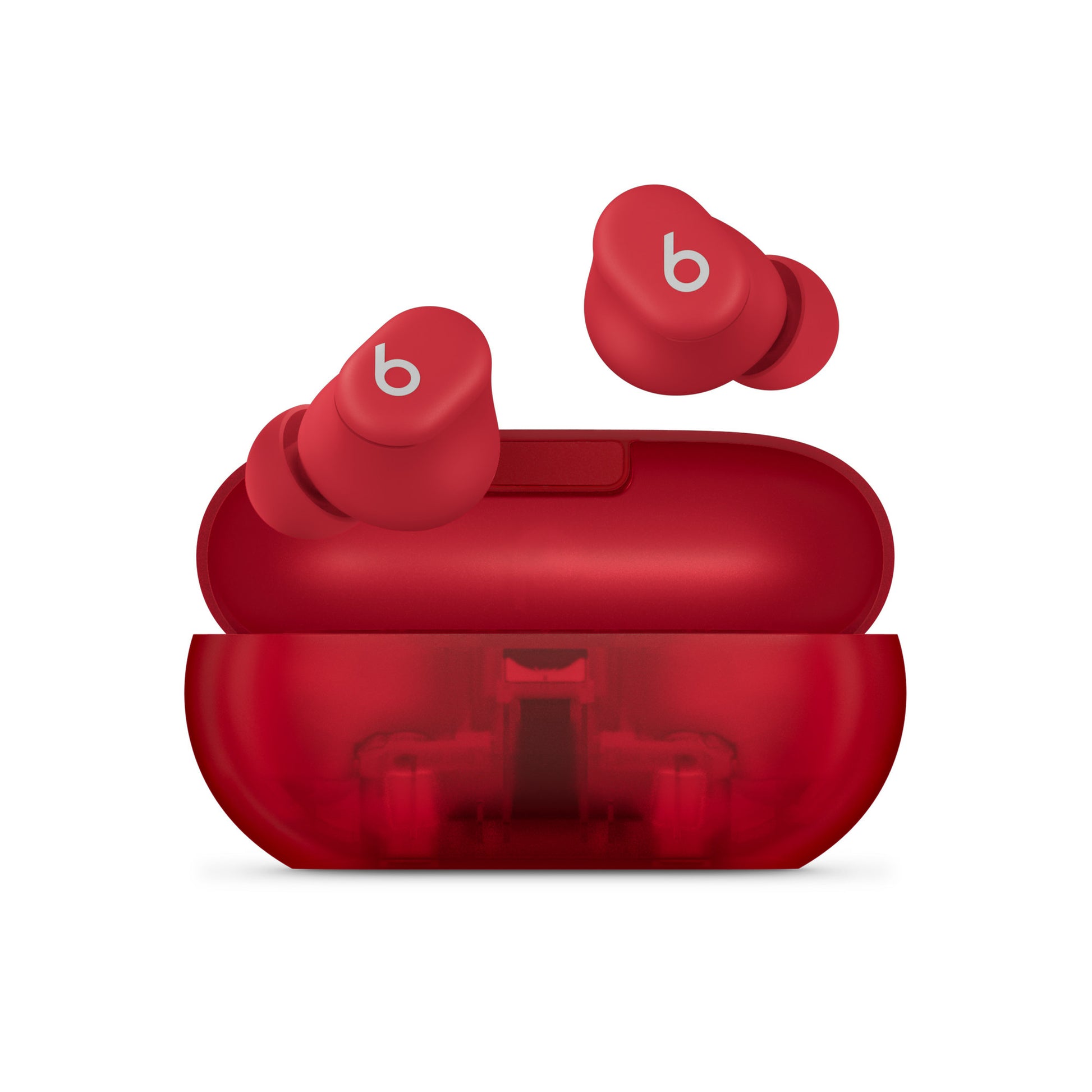 Apple Beats Solo Buds – True Wireless In-Ear, Bluetooth, USB-C Ladecase, Transparent Rot