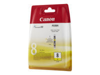 Canon Tintenpatrone CLI-8Y, Gelb, 530 Seiten – für Canon Drucker