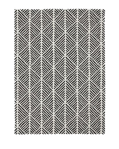 Chic-mic Küchentuch 50 × 70 cm, Baumwolle, Schwarz/Weiss