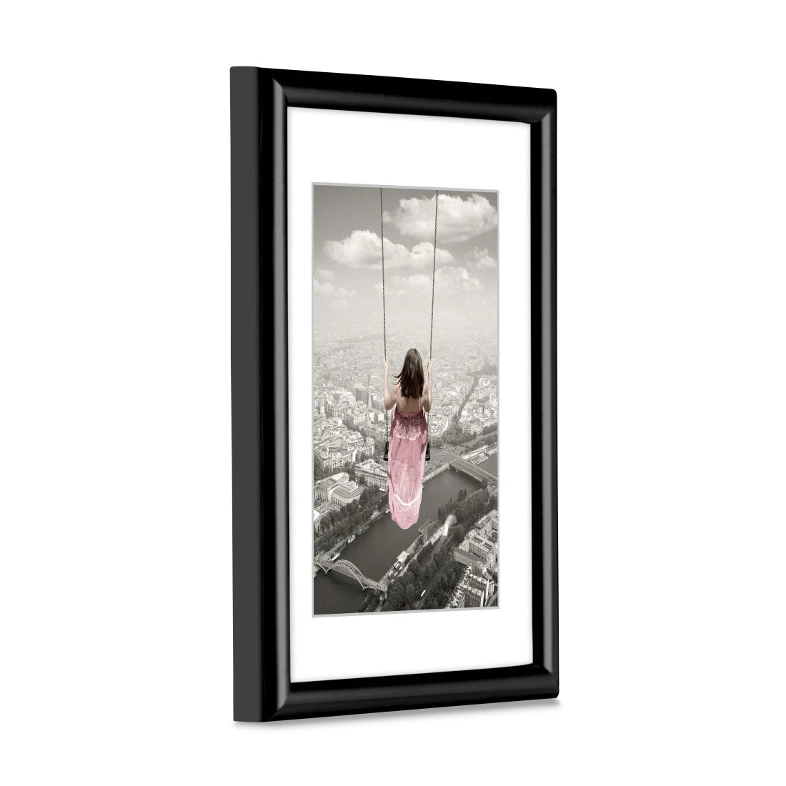 Hama Bilderrahmen – für 21 × 29,7 cm – Holz, Schwarz