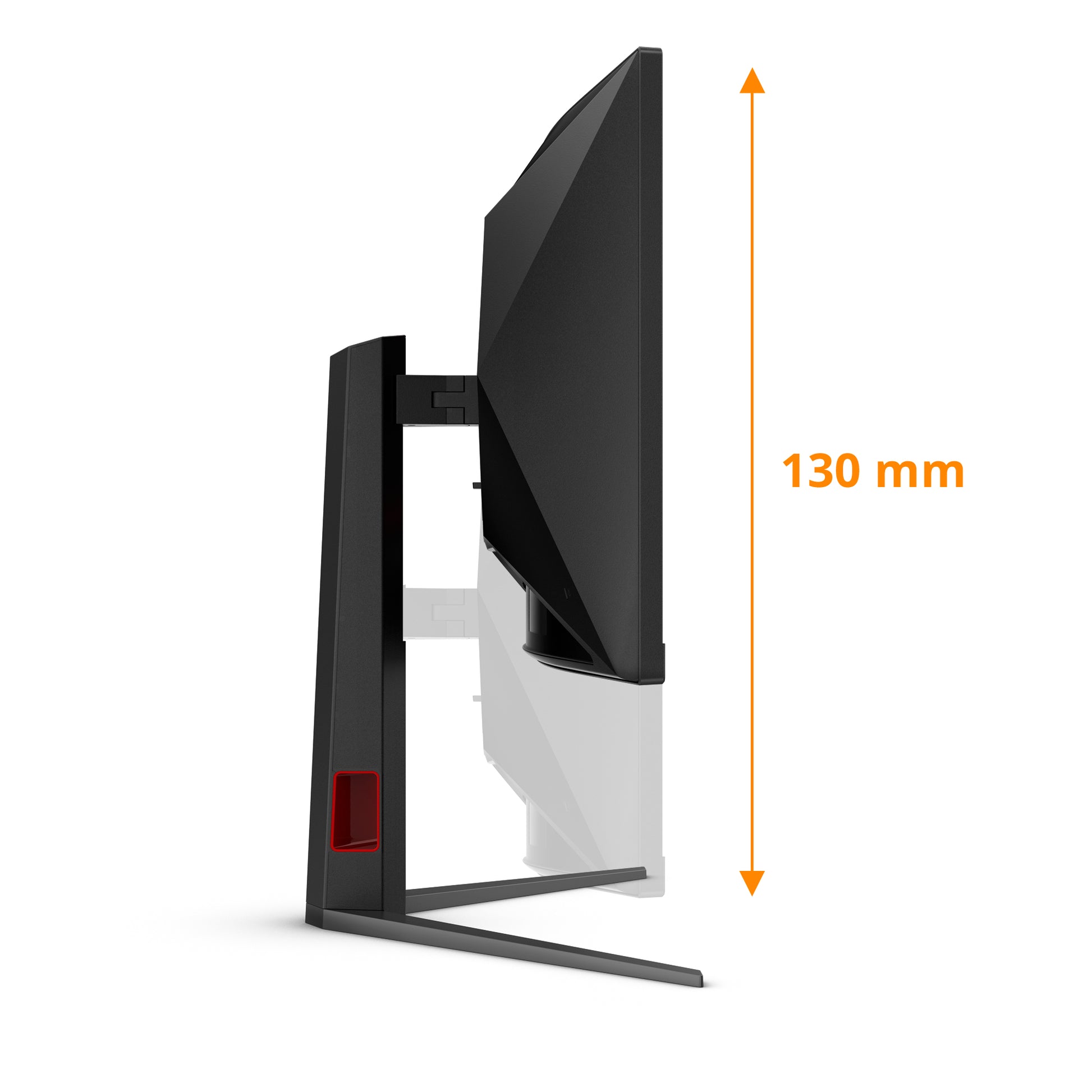 AOC CU34G4 – Monitor, 34", 3440 × 1440 (UWQHD), VA, 180 Hz, Gebogen, Adaptive Sync, Rot