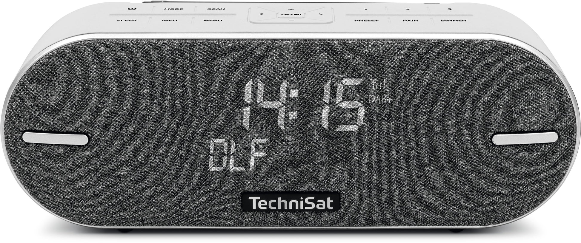 TechniSat DigitRadio BT 2 – DAB-/Internetradio – Portabel – UKW, Bluetooth, Akkubetrieb, IPX5 – Weiss