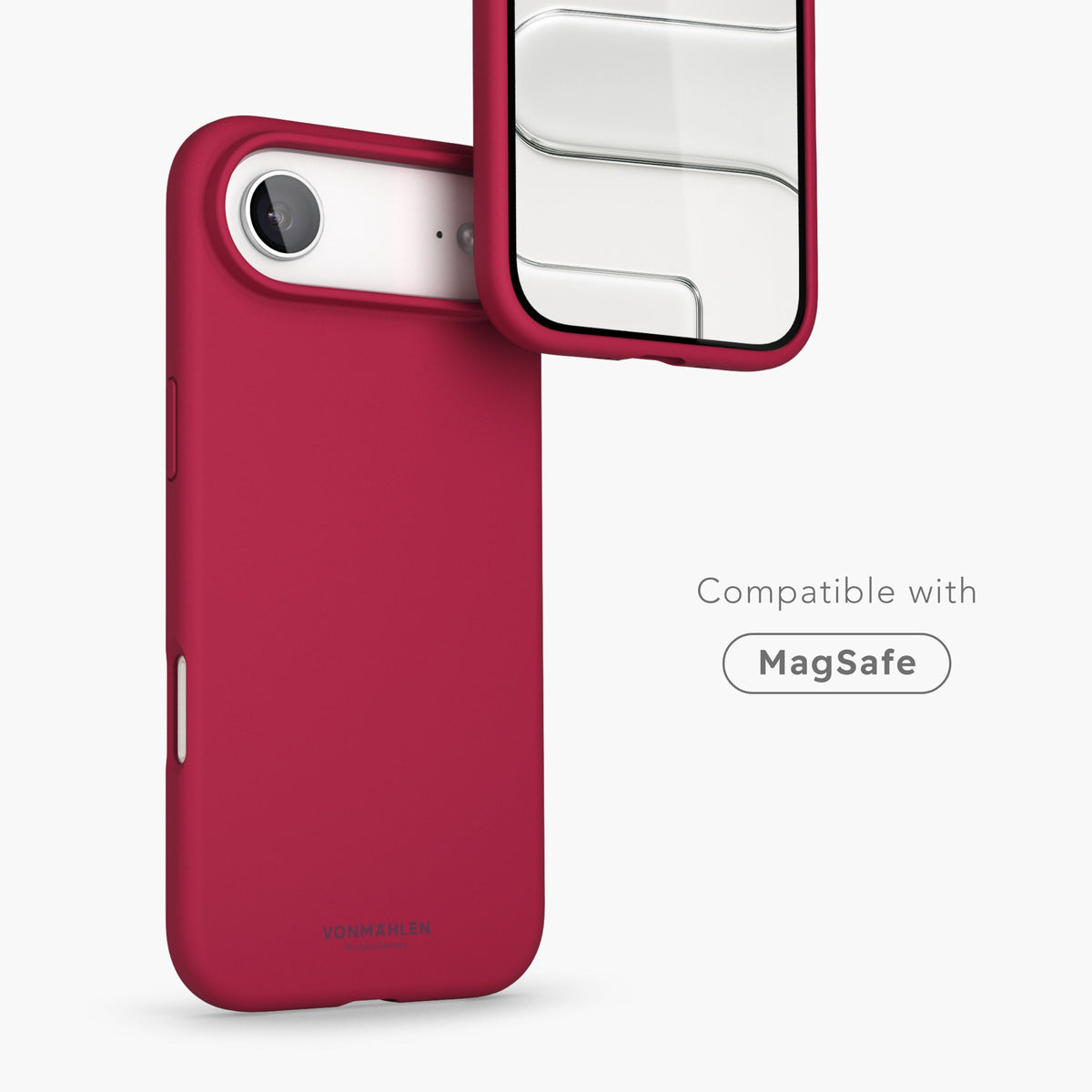 Vonmählen Backcover – für Apple iPhone 17 Air – rot – Silikon – MagSafe-kompatibel