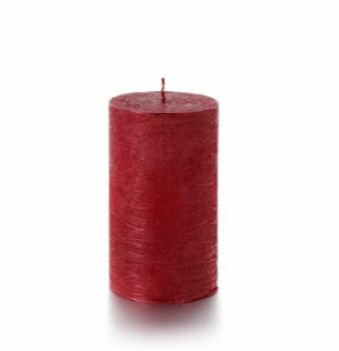 Balthasar Zylinderkerze – Ø 7 × 12 cm – Rot