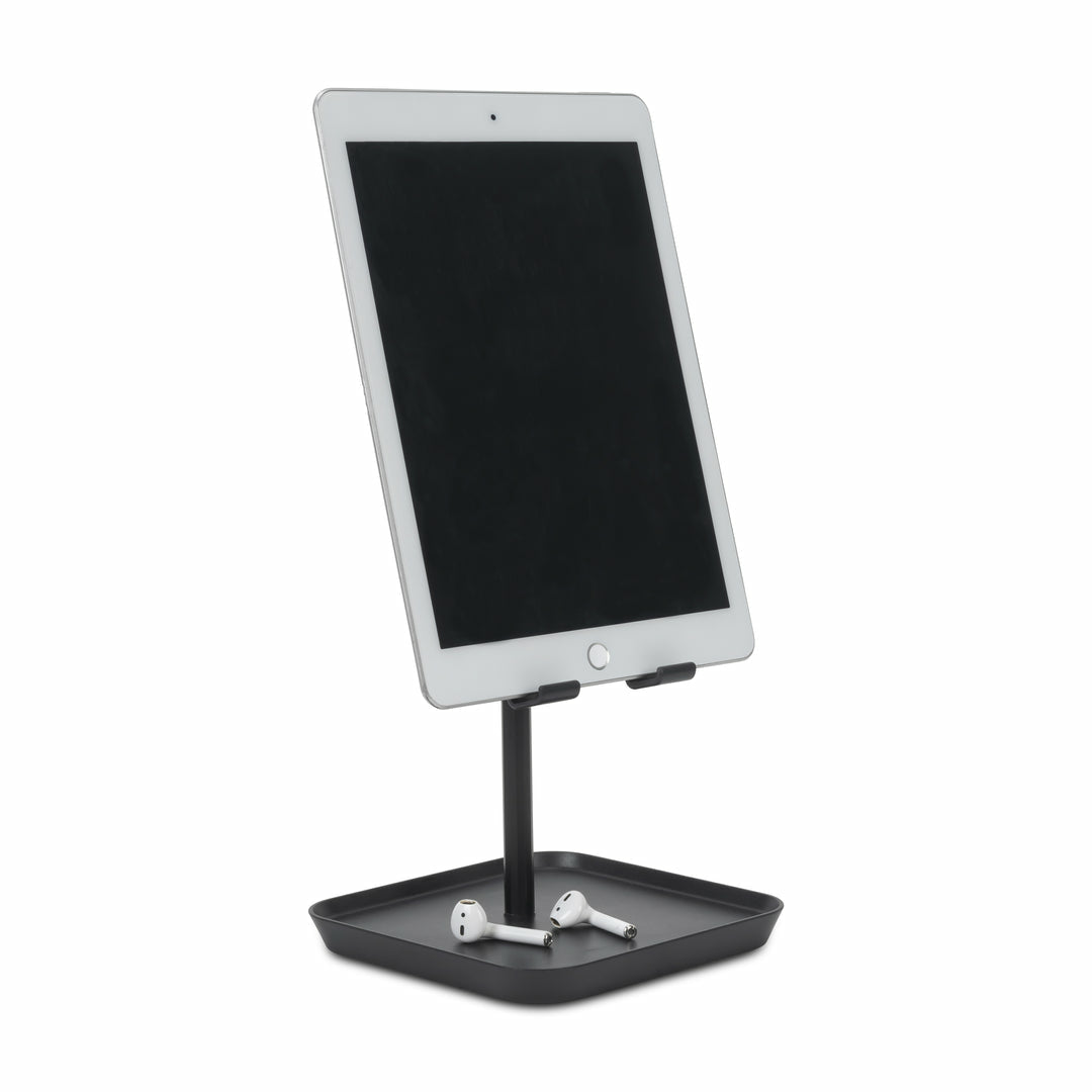Kikkerland Tablet-Ständer – bis 15", ausziehbar – Schwarz