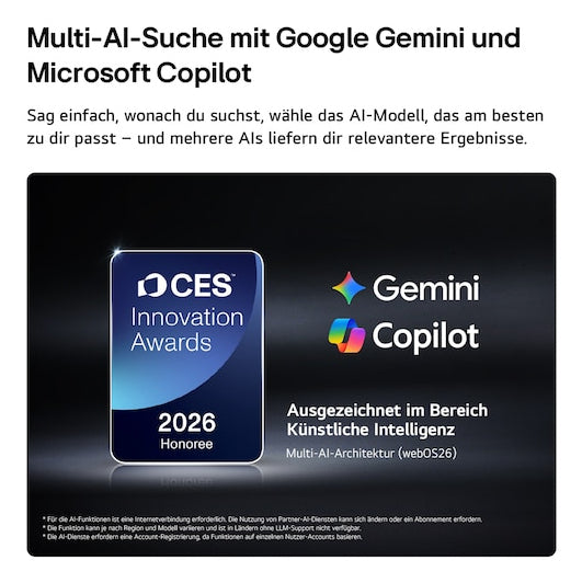 LG 85QNED93B6A – 85" Fernseher – 4K UHD – QNED (Mini-LED) – webOS 26 – 144 Hz – Dolby Vision