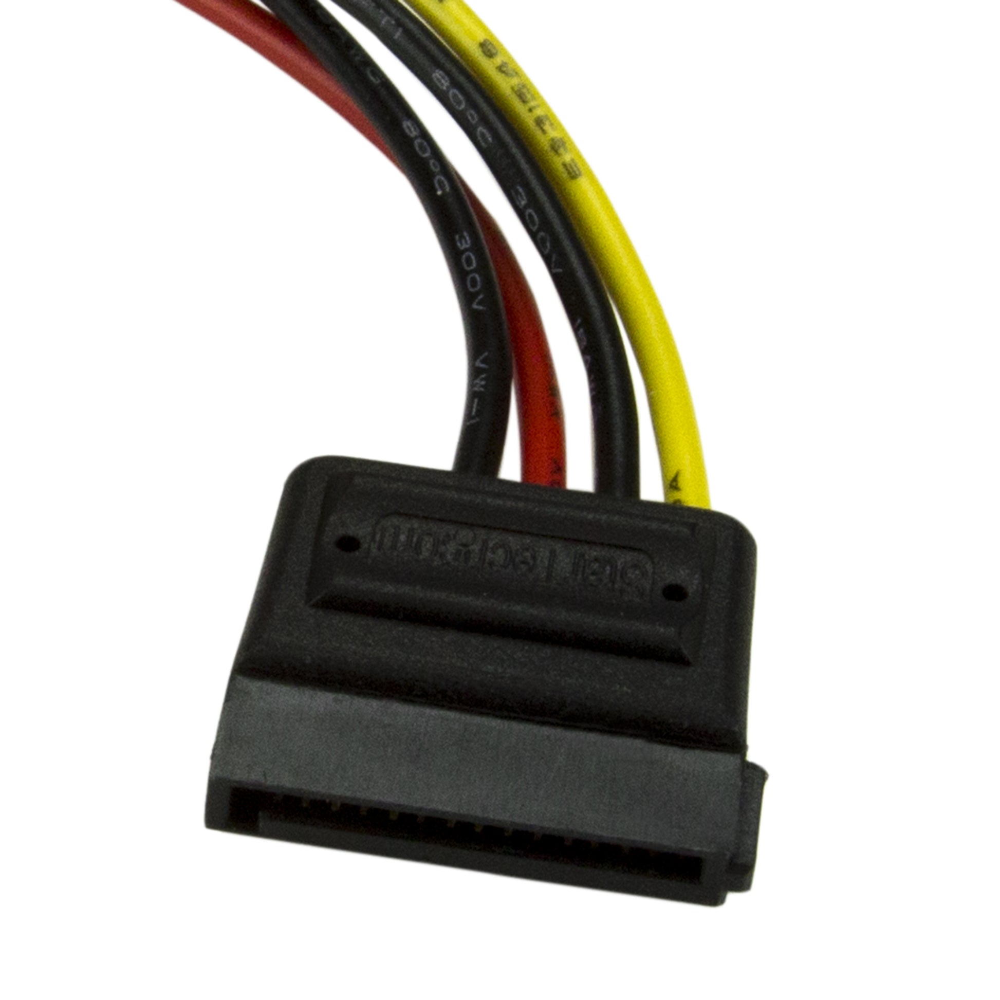 StarTech.com Stromkabel – Molex (4‑Pin) zu SATA 15‑Pin, 0,152 m