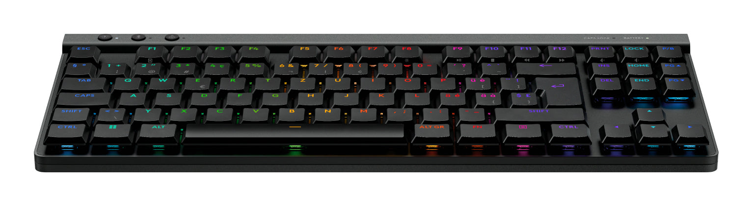 Logitech G G515 LIGHTSPEED TKL – mechanisch, RGB – Bluetooth & 2,4 GHz (Nano-Empfänger USB-A) – QWERTZ (CH)