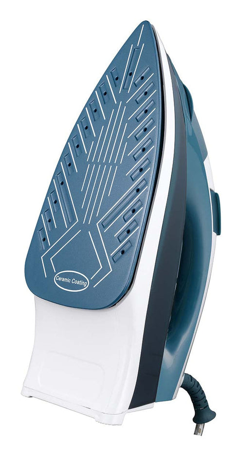 Melissa Dampfbügeleisen – Keramiksohle, Blau/Grün, 2200 W, 300 ml, Selbstreinigend