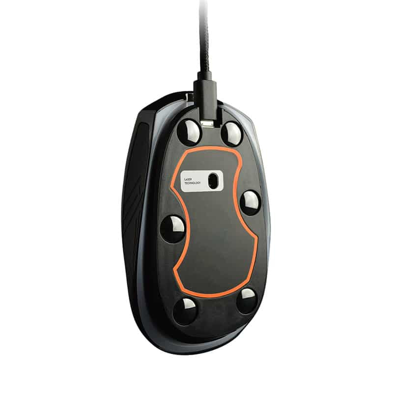 Lexip MO42 V2 – Mausfüsse – Keramik, Schwarz, 6 Stück – für PC & Mac