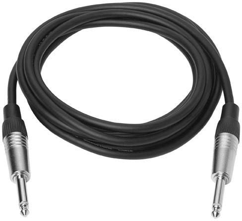 Vivolink PROAUDJACK5 – 6,35 mm Klinkenkabel, Männlich-Männlich, 5 m, Schwarz