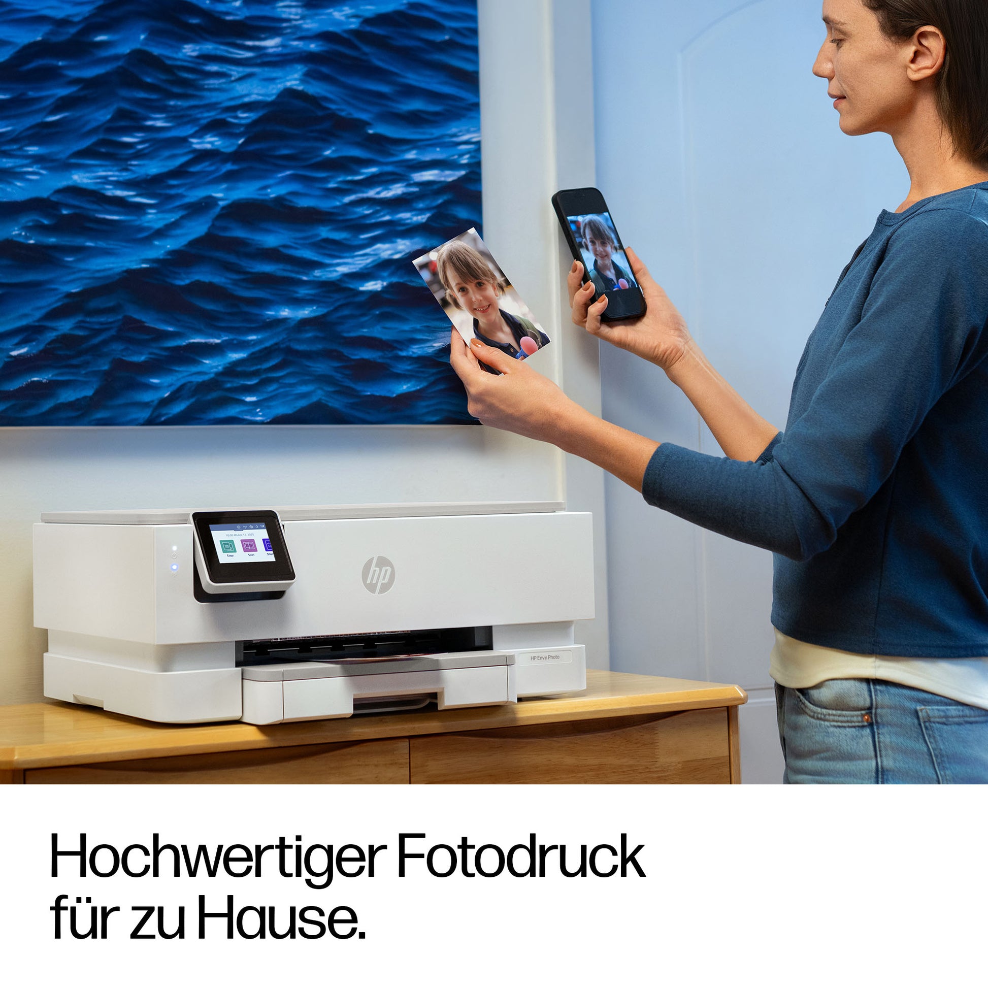 HP Envy Photo 7234 – Farbtintenstrahl-Multifunktionsdrucker, A4, 3-in-1, Duplex, ADF, WLAN, AirPrint, Mopria