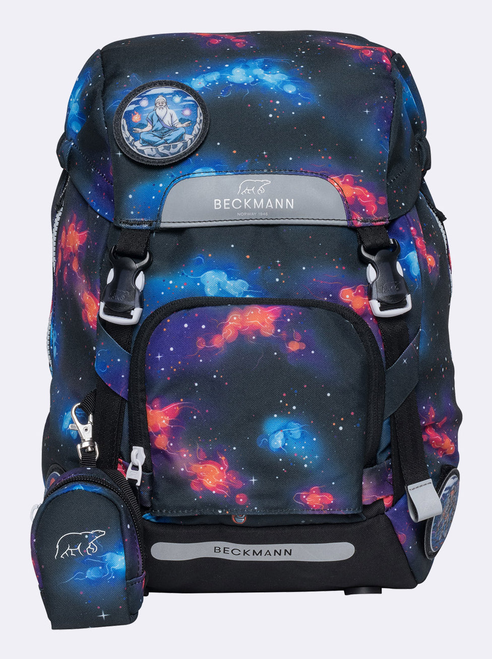 Beckmann Schulrucksack Classic 1st – 6-teilig – Ninja Elements – 24,0×37,0×25,0 cm – recyclingfähig