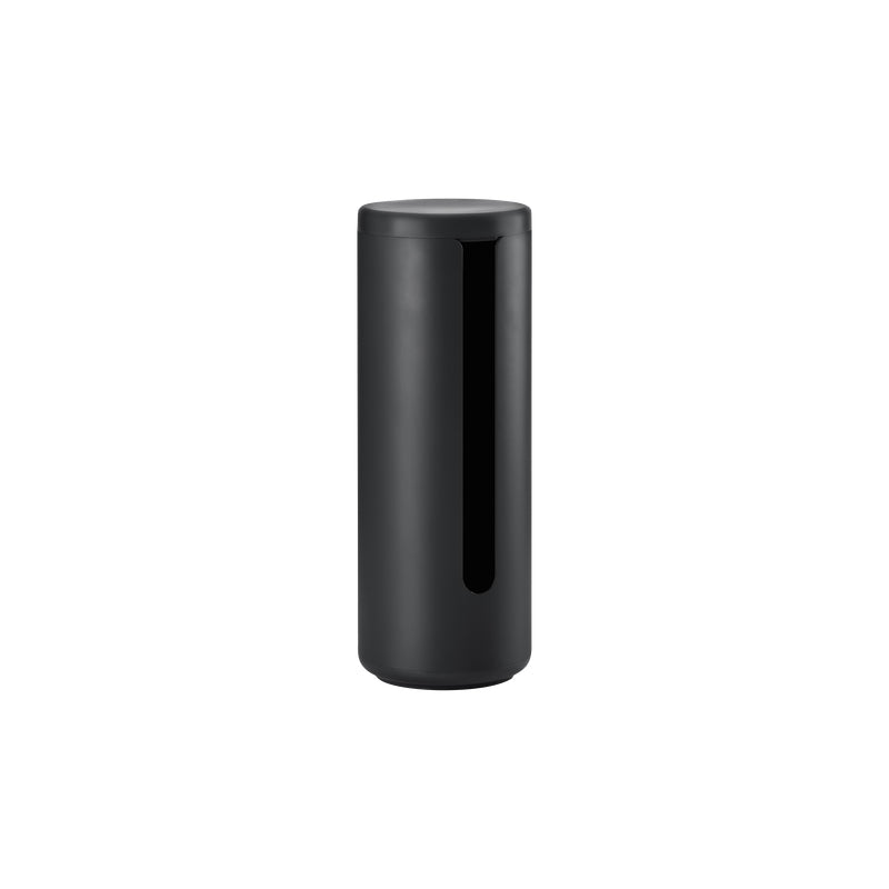 Zone Denmark Toilettenpapierständer – Metall, ABS, schwarz, für 3 Rollen, 15 × 15 × 40,5 cm