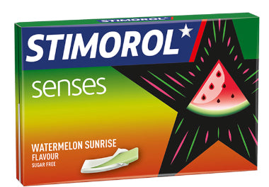 Stimorol Senses Kaugummi – Wassermelone, zuckerfrei – 23 g