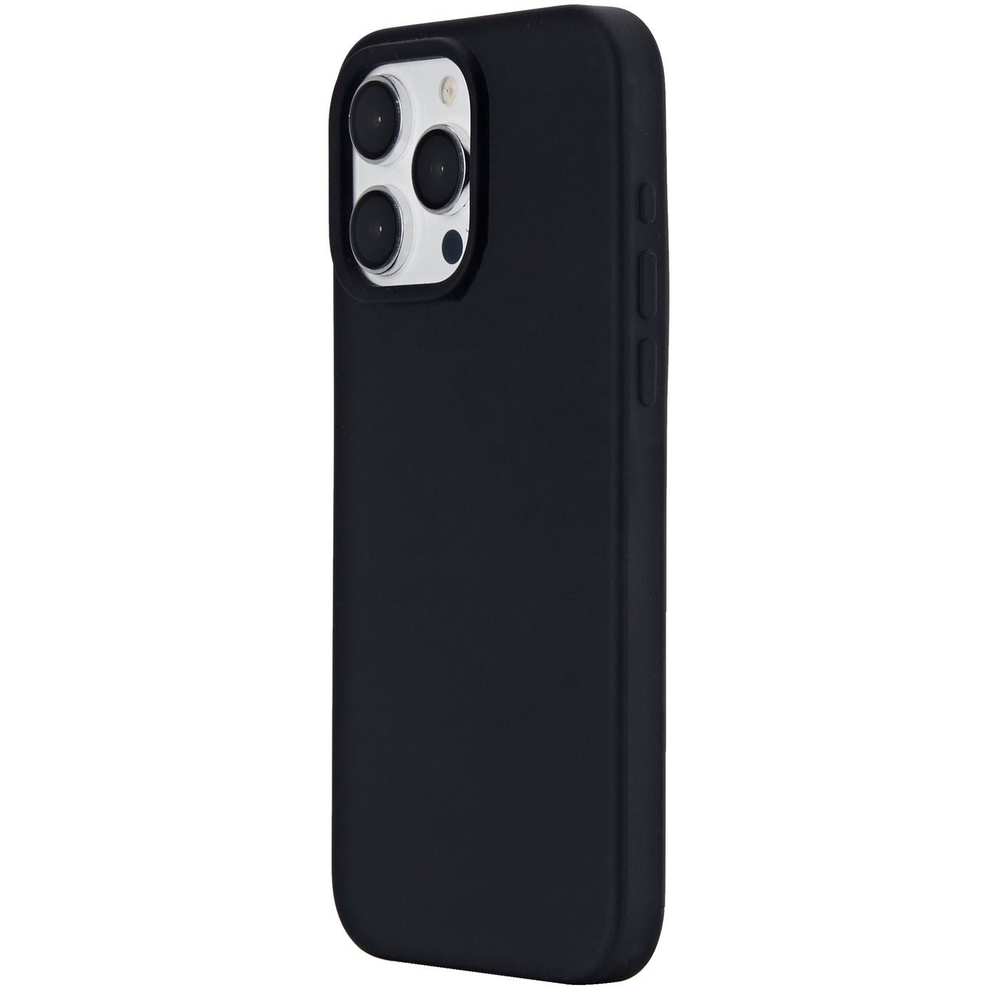 eSTUFF INFINITE RIGA Backcover – für Apple iPhone 15 Pro Max, PC+Silikon+Mikrofaser, Schwarz, GRS