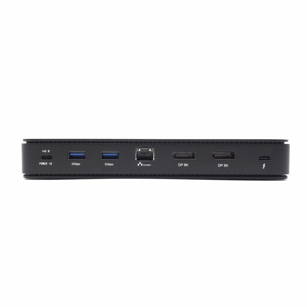i-tec TB4 Gen3 Dock – Thunderbolt 4, 2× DP, 5× USB-A, 2× USB-C, 92 W PD, 2.5GbE, für Windows/Mac/Linux