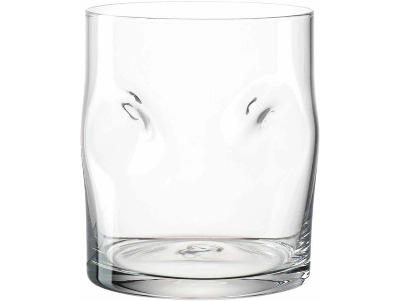 LEONARDO VESUVIO Trinkglas – 0,30 l, Glas, transparent, spülmaschinenbeständig, 4 Stück