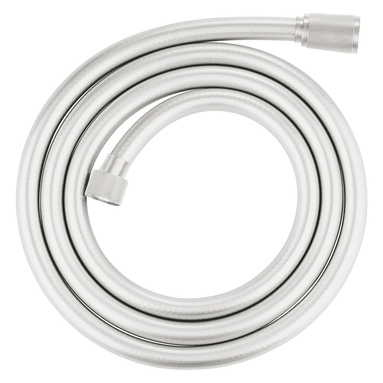 GROHE Silverflex Brauseschlauch – 175 cm, Kunststoff, 1/2" Anschluss, Supersteel