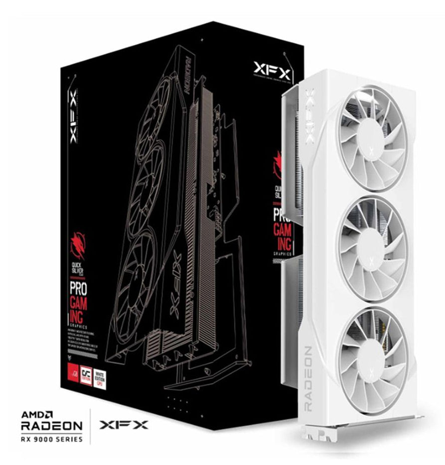 XFX Grafikkarte – Radeon RX 9060 XT – 16 GB GDDR6, 128 Bit, PCIe 5.0 x16, 2×DP, 1×HDMI, Boost 3320 MHz