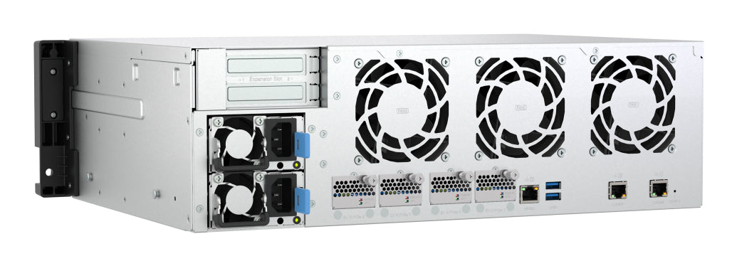 QNAP TS-h1655XeU-RP-8G-12H05 NAS – 12×24 TB, Intel Atom C5125