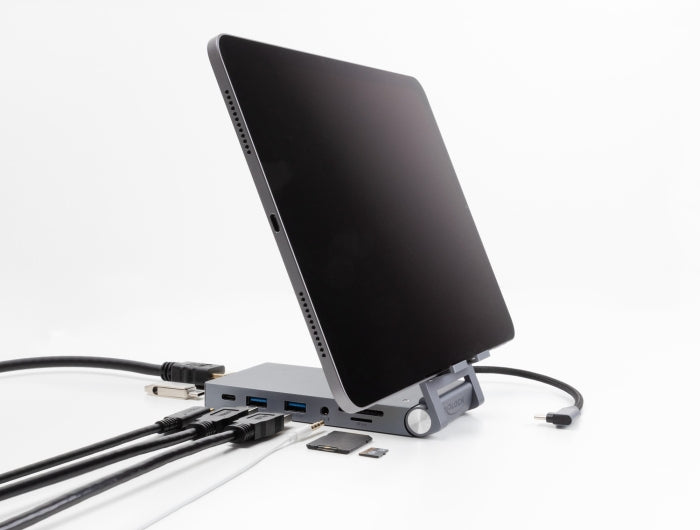 DeLOCK 88199 Dockingstation – USB-C, 1× HDMI, 2× USB-A, 2× USB-C, 60 W PD, 3,5 mm Audio, für Windows/Mac/Linux