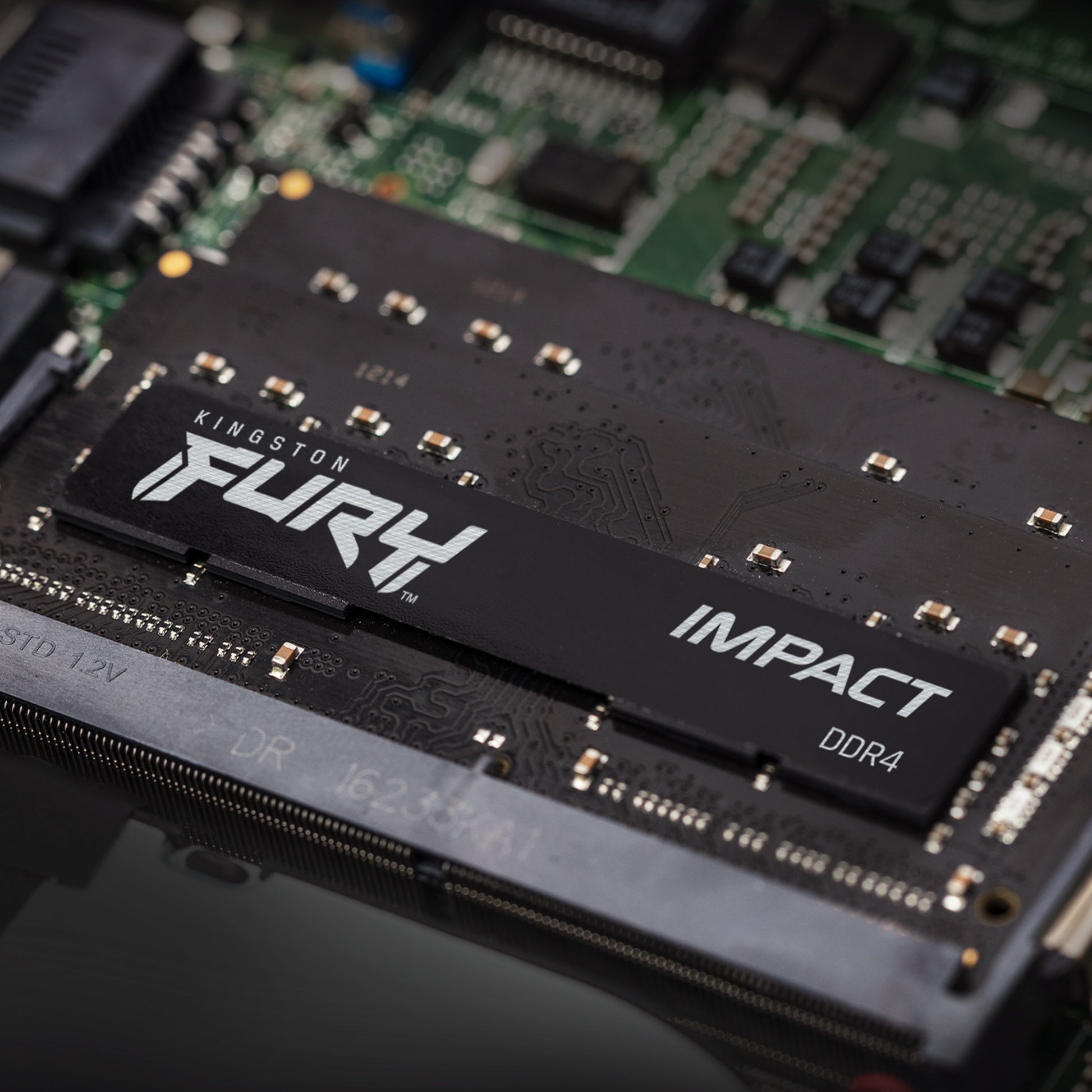 Kingston Technology Kingston FURY Impact – DDR4 SO-DIMM 32 GB (2×16 GB), 3200 MT/s CL20, 1,2 V, Kühlkörper